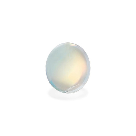 OVAL-cut rainbow moonstone White 10.83 carats
