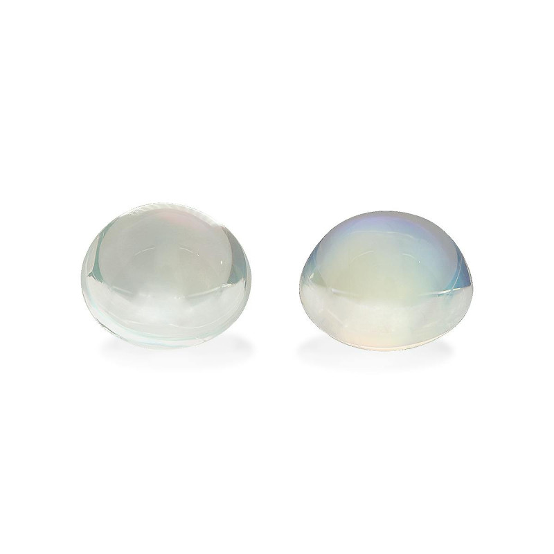 -cut rainbow moonstone White 14.44 carats