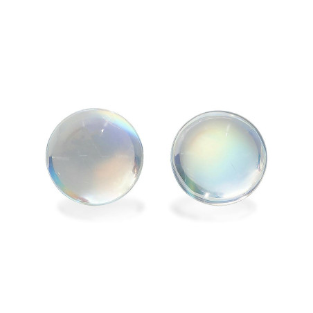 -cut rainbow moonstone White 14.44 carats