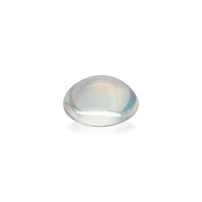 OVAL-cut rainbow moonstone White 8.71 carats