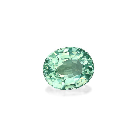 Gr&uuml;ner Turmalin lengte OVAL Seafoam Green 9.24 karaten