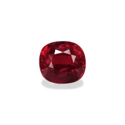 Rub&iacute;es de Mozambique taille COUSSIN VERT 3.11 carats