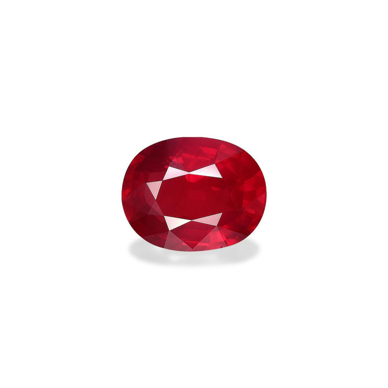 Rubis du Mozambique taille OVALE VERT 3.07 carats