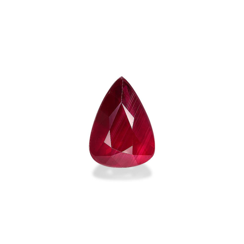 Pear-cut Mozambique Ruby  4.02 carats