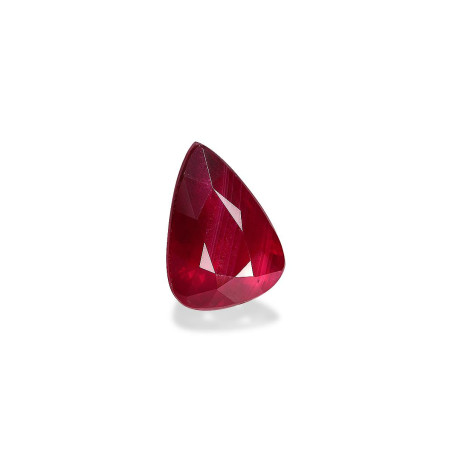 Rubis du Mozambique taille Poire Rouge 4.02 carats
