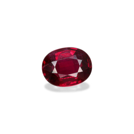 Rubis du Mozambique taille OVALE Rouge 2.07 carats