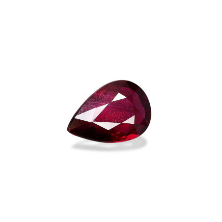 Rubis du Mozambique taille Poire Rouge 3.01 carats