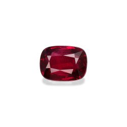 Rub&iacute;es de Mozambique taille COUSSIN VERT 3.04 carats
