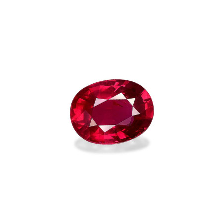 Rub&iacute;es de Mozambique taille OVALE Rojo 2.24 carats