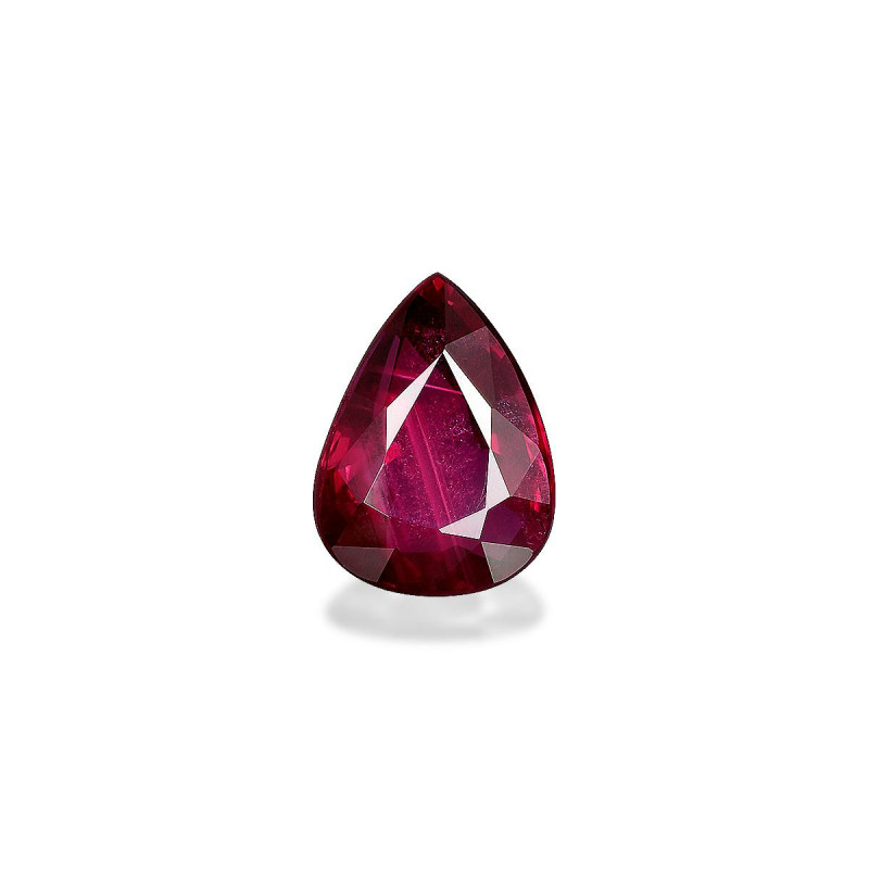 Pear-cut Mozambique Ruby  3.03 carats