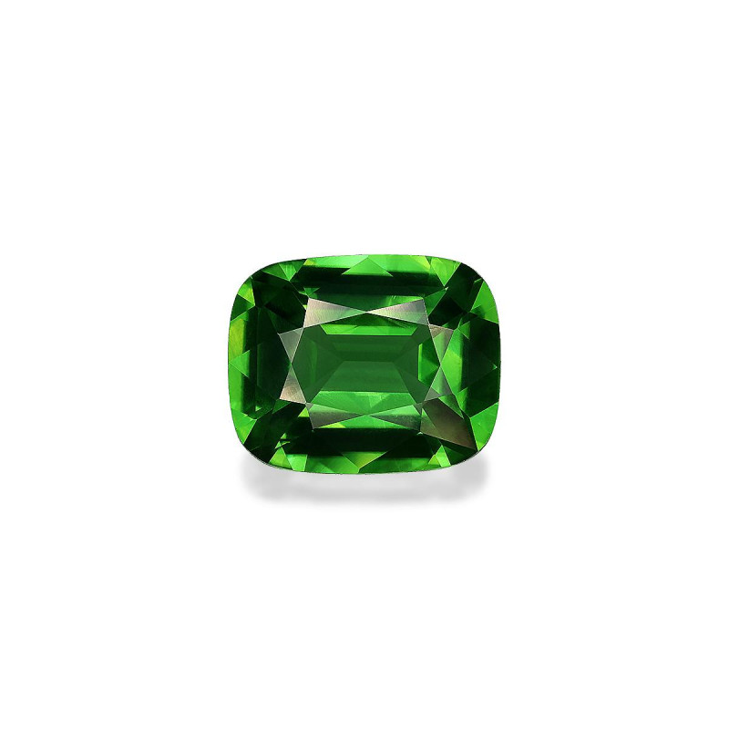 CUSHION-cut Chrome Tourmaline Green 6.86 carats