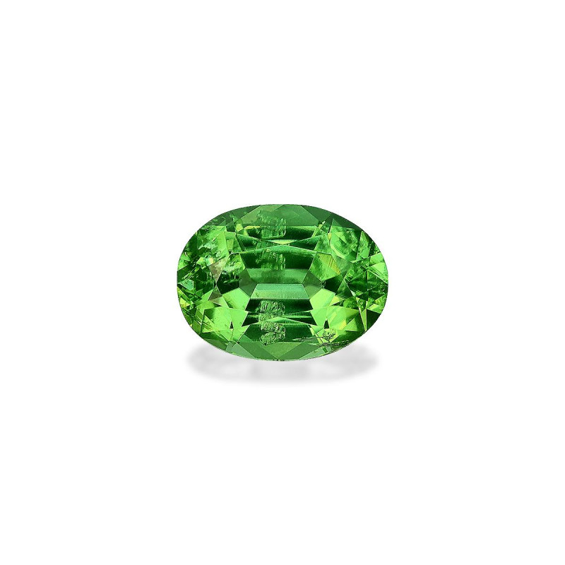 OVAL-cut Chrome Tourmaline Green 1.73 carats