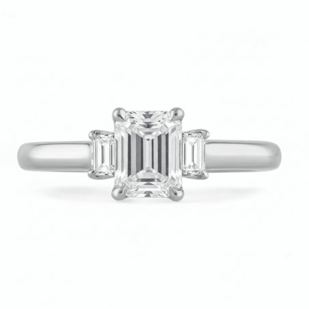 copy of Satinierte Diamant Solitär