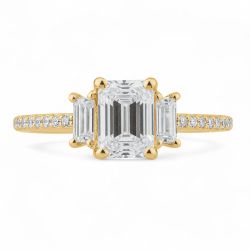 Bague de fiançaille Blandine faux