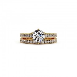 Carmen Engagement Ring | 18K Gold and Natural Diamonds
