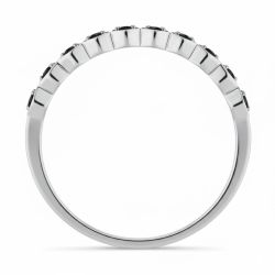 Bague Diamants Naturels Noirs Jana en Or 18K