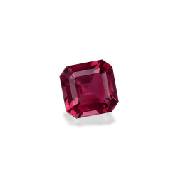 Tourmaline rose taille CARRÉ Rosewood Pink 7.97 carats