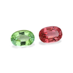 Tourmaline de couleur complémentaire taille OVALE  10.22 carats