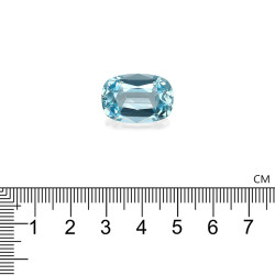 CUSHION-cut Aquamarine Baby Blue 15.52 carats