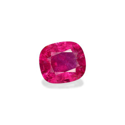 Rubellite taille COUSSIN VERT 2.63 carats