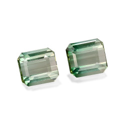 bi colour tourmaline الحجم مستطيلي  14.28 