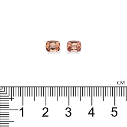 CUSHION-cut Pink Tourmaline Salmon Pink 1.65 carats
