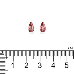 Pear-cut Pink Tourmaline Salmon Pink 1.44 carats