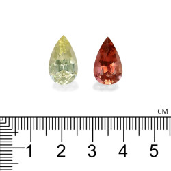 Tourmaline rose taille Poire  10.53 carats