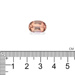 Tourmaline rose taille OVALE Rose Saumon 4.98 carats