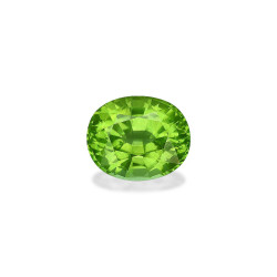 Peridot lengte OVAL Limettengrün 7.15 karaten