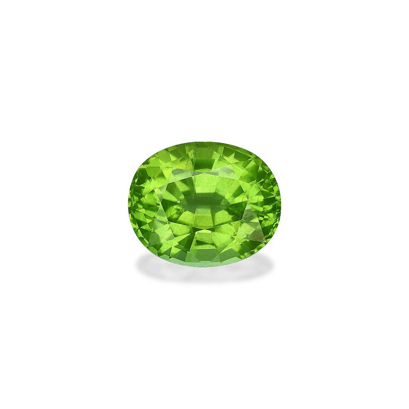 Peridoto taille OVALE Lime Green 7.15 carats