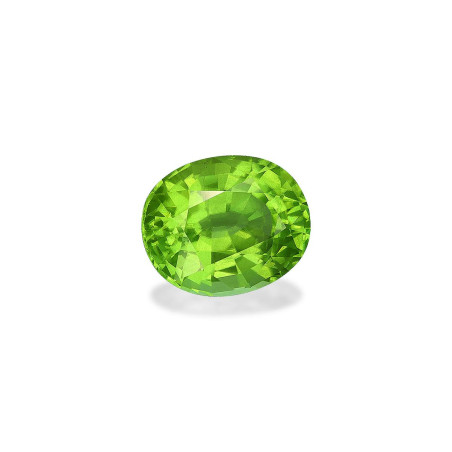 OVAL-cut Peridot Lime Green 7.15 carats