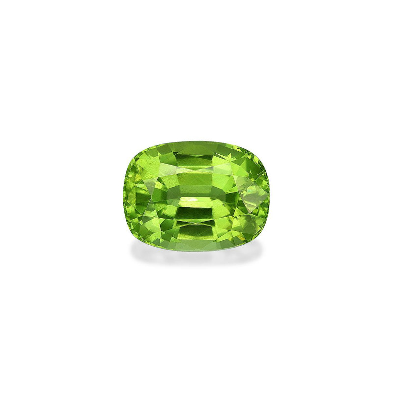 P&eacute;ridot taille COUSSIN Vert Pistache 5.12 carats