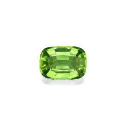 CUSHION-cut Peridot Lime Green 4.46 carats