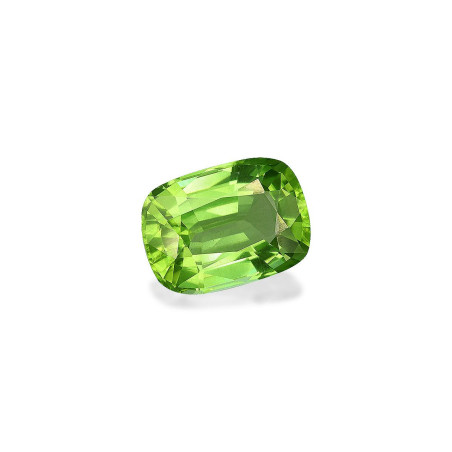 CUSHION-cut Peridot Lime Green 4.46 carats