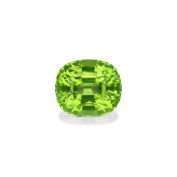 Peridot lengte KISSEN Limettengr&uuml;n 4.57 karaten