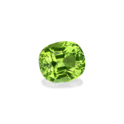 Peridot lengte KISSEN Limettengrün 4.57 karaten