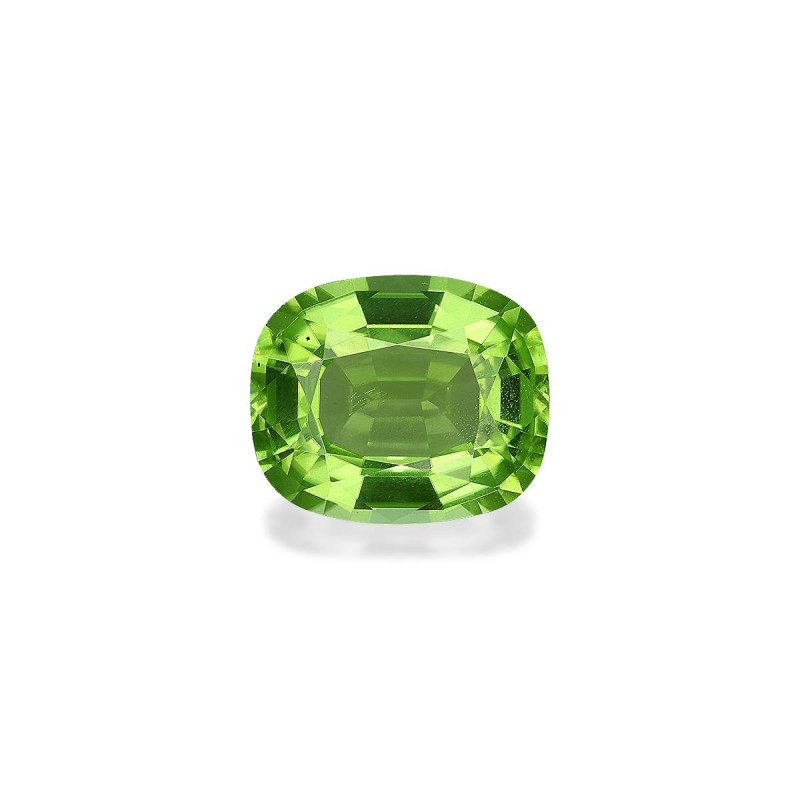 Peridot lengte KISSEN Limettengr&uuml;n 4.44 karaten