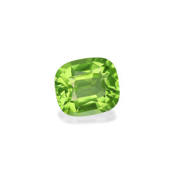 Peridot lengte KISSEN Limettengrün 3.92 karaten