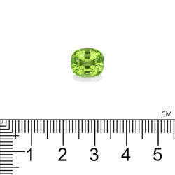 Péridot taille COUSSIN Lime Green 4.62 carats