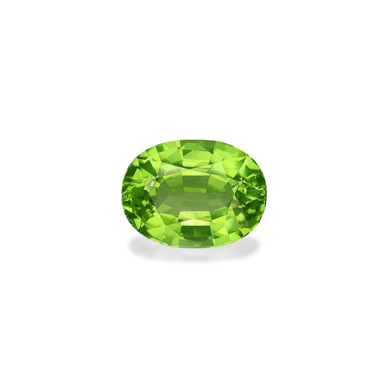 Peridot lengte OVAL Limettengr&uuml;n 3.95 karaten