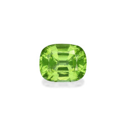 CUSHION-cut Peridot Pistachio Green 3.22 carats