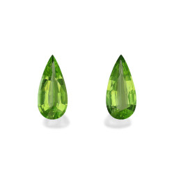 Péridot taille Poire Lime Green 11.57 carats
