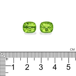 Peridot lengte KISSEN Limettengr&uuml;n 8.93 karaten
