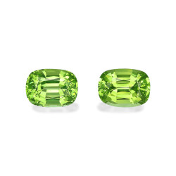 Peridot lengte KISSEN Pistaziengr&uuml;n 8.19 karaten