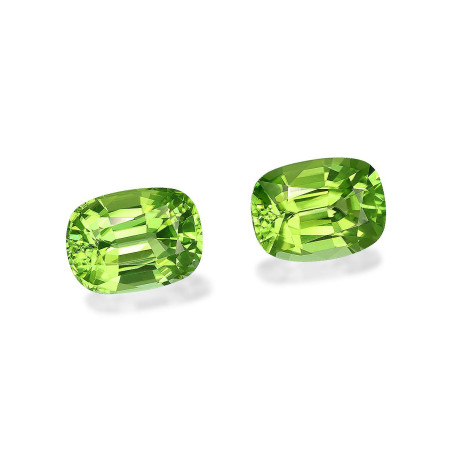Peridot lengte KISSEN Pistaziengr&uuml;n 8.19 karaten