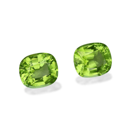 Peridot lengte KISSEN Limettengrün 7.82 karaten
