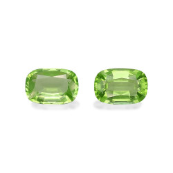 Peridot lengte KISSEN Limettengr&uuml;n 5.79 karaten