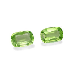 CUSHION-cut Peridot Lime Green 5.79 carats