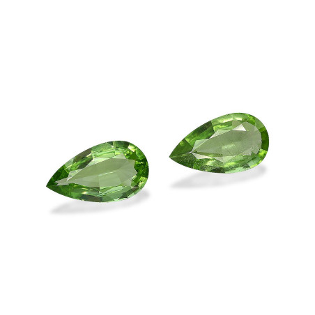 Peridot lengte Birne Limettengr&uuml;n 5.63 karaten
